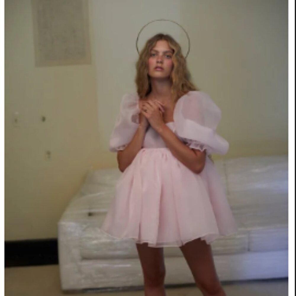 Selkie Angel Delight Puff Dress Size Medium